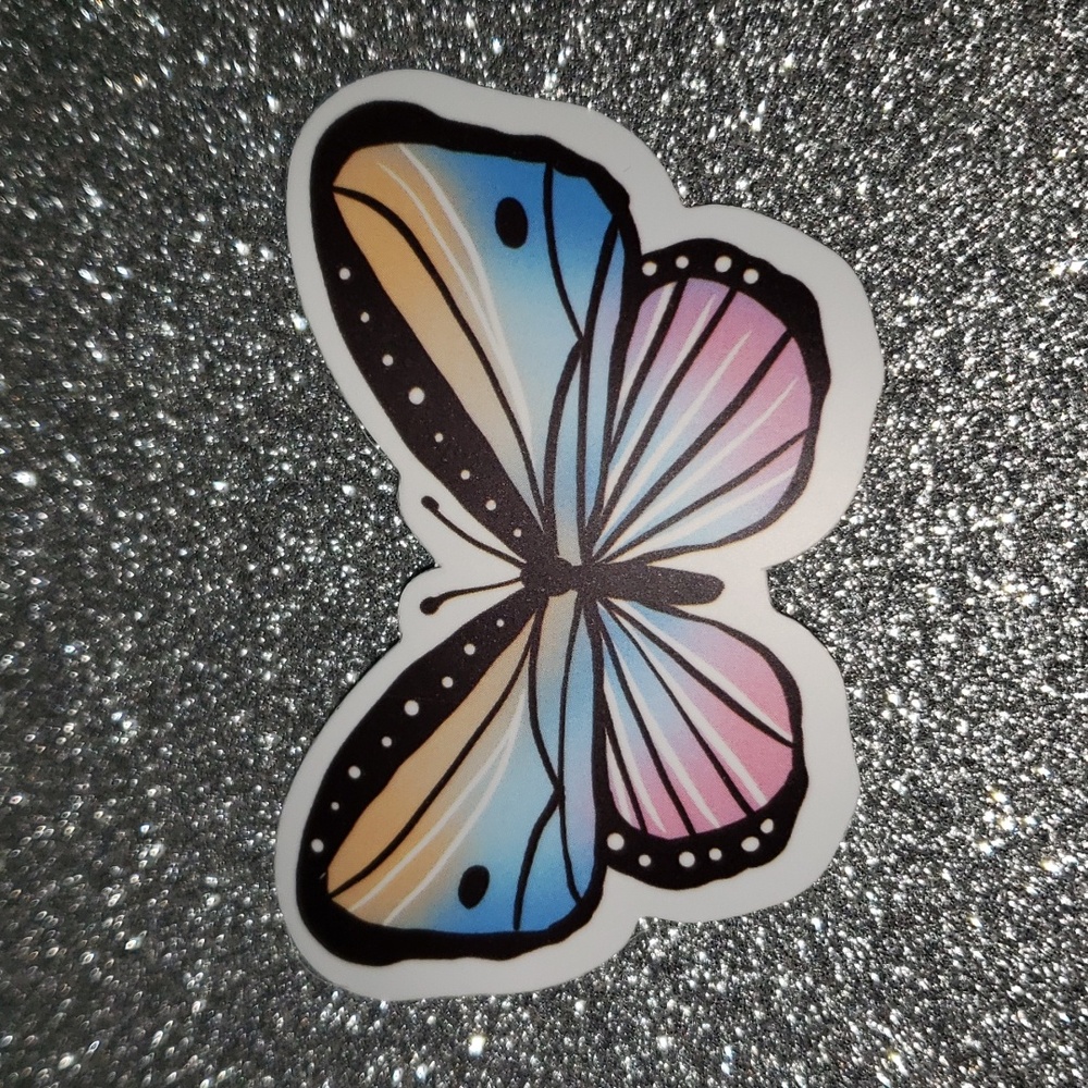 NATURE WATERPOOF Sticker Butterfly